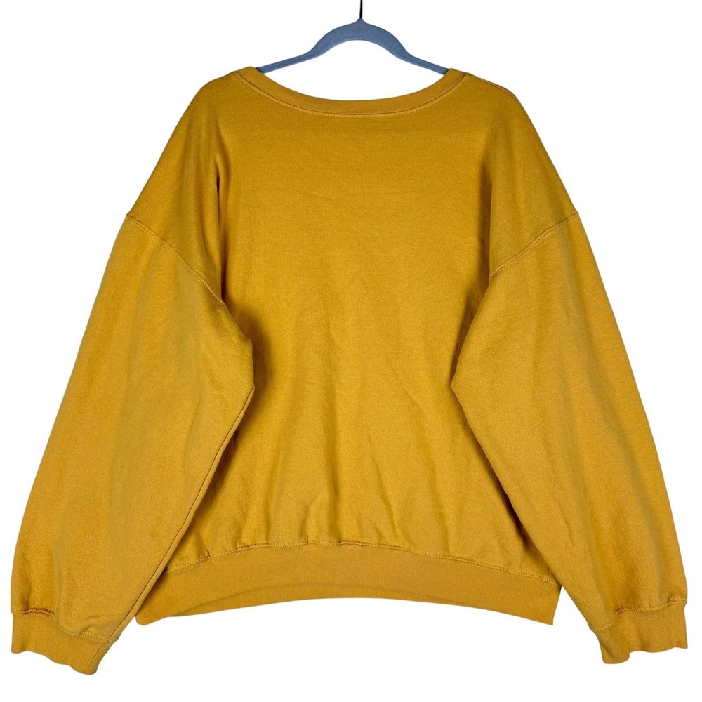 Disney Lion King Sweatshirt Juniors XXL 19 Yellow Hakuna Matata Simba Graphic - Picture 2 of 10